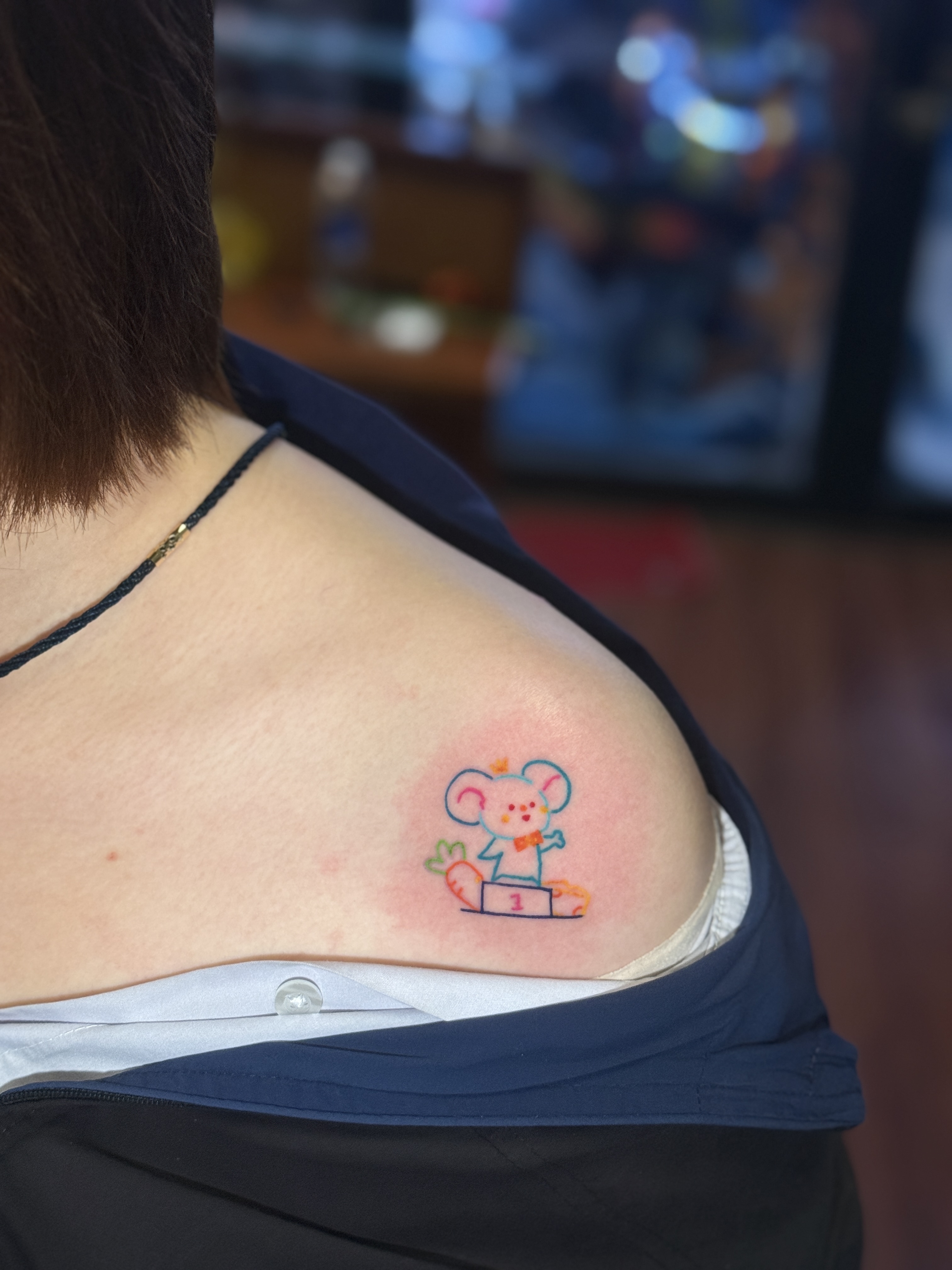 Mini mouse tattoo